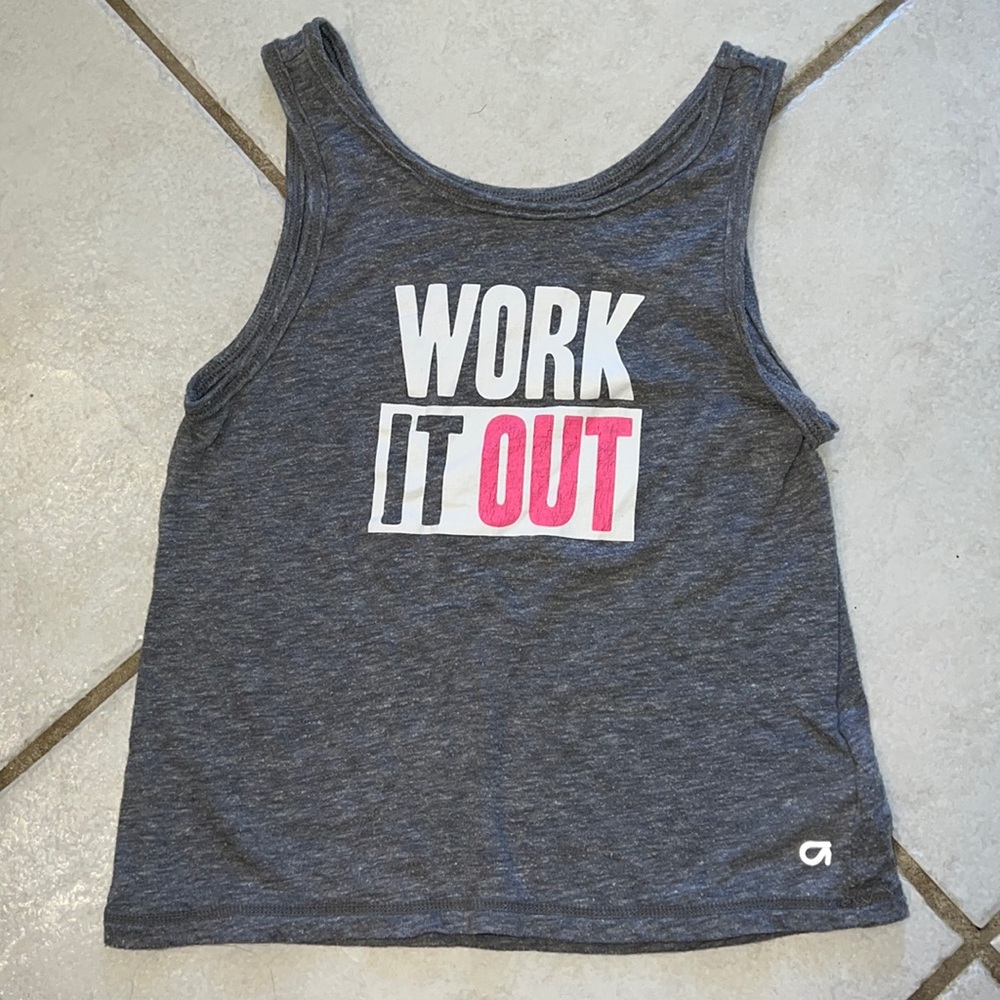 Gap crop tank top. Little girls size 6/7